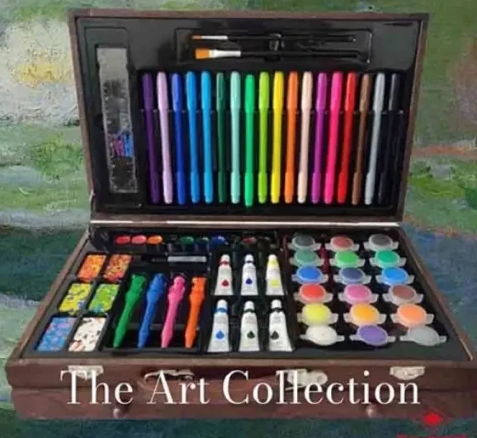 Maletín de Madera 130 Piezas Art Studio Luxe Alex Bog