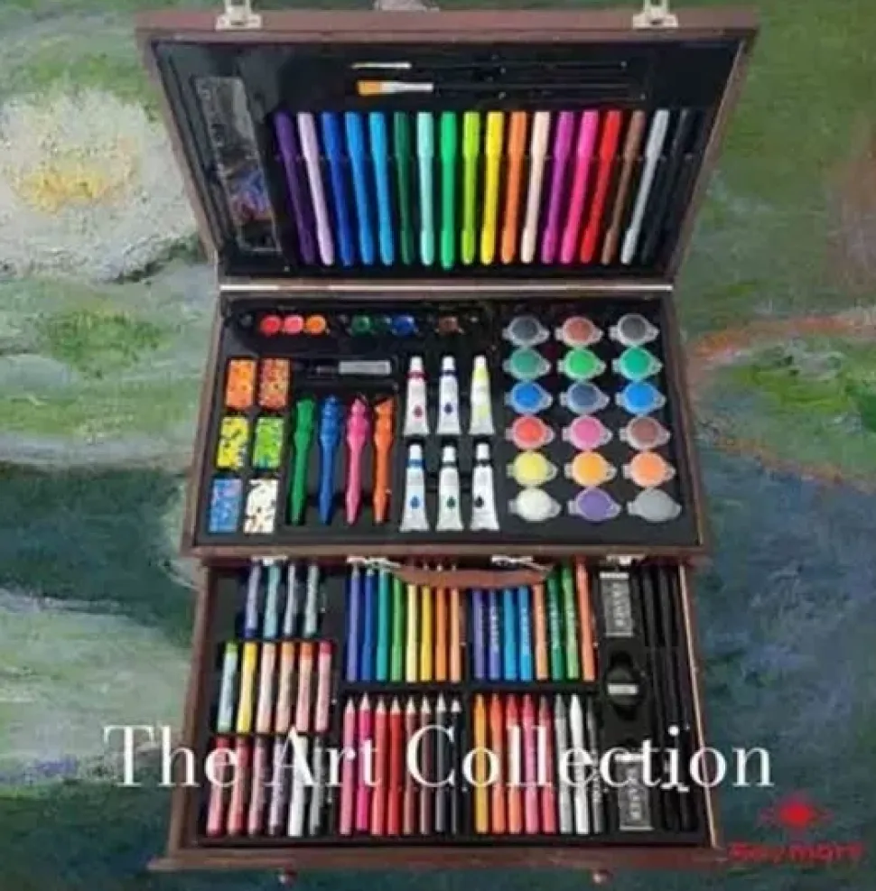 Maletín de Madera 130 Piezas Art Studio Luxe Alex Bog