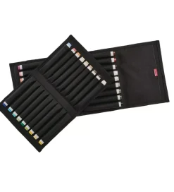 Maletín de tela negro para 72 rotuladores Sensebag