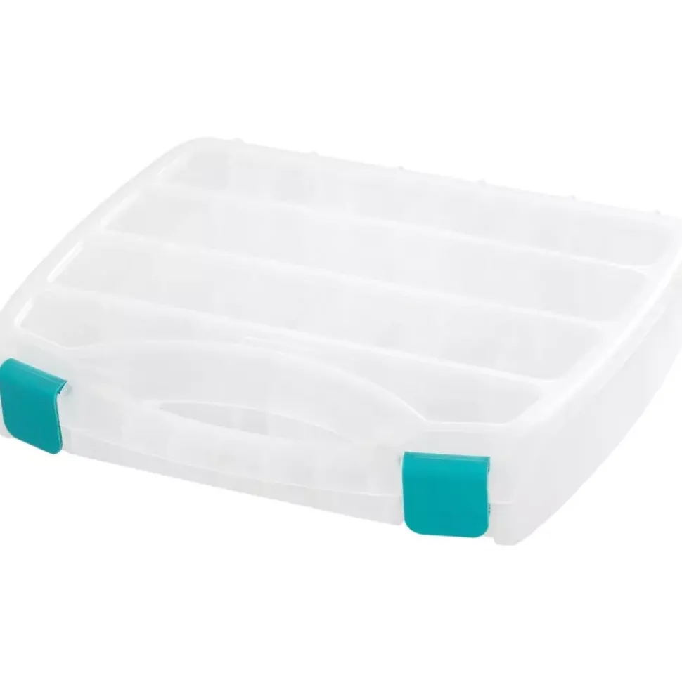 Maletín transparente con divisores We R Memory Keepers