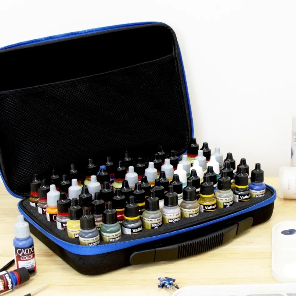 Maletín vacío para 60 pinturas modelismo Hartem