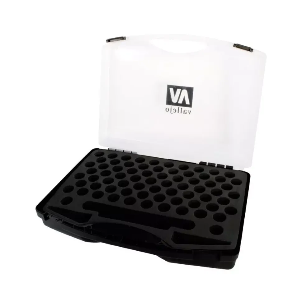 Maletín VACÍO para 72 pinturas modelismo Vallejo 17ml