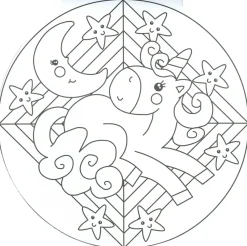 Mandalas de unicornios 02