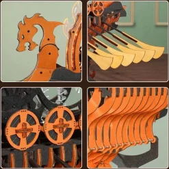 Maqueta Barco Vikingo de dragón Robotime