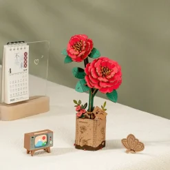 Maqueta Camelia Roja Robotime