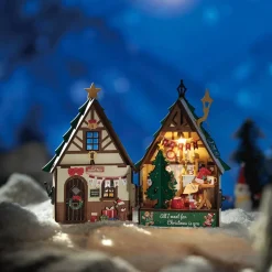 Maqueta Casa navideña centelleante Robotime