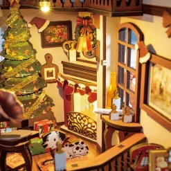 Maqueta Christmas indoor scene Robotime