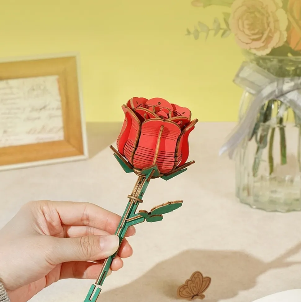 Maqueta Clavel rojo Robotime