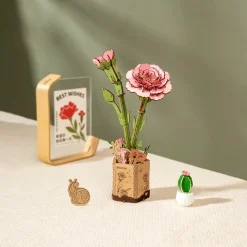 Maqueta Clavel Rosa Robotime