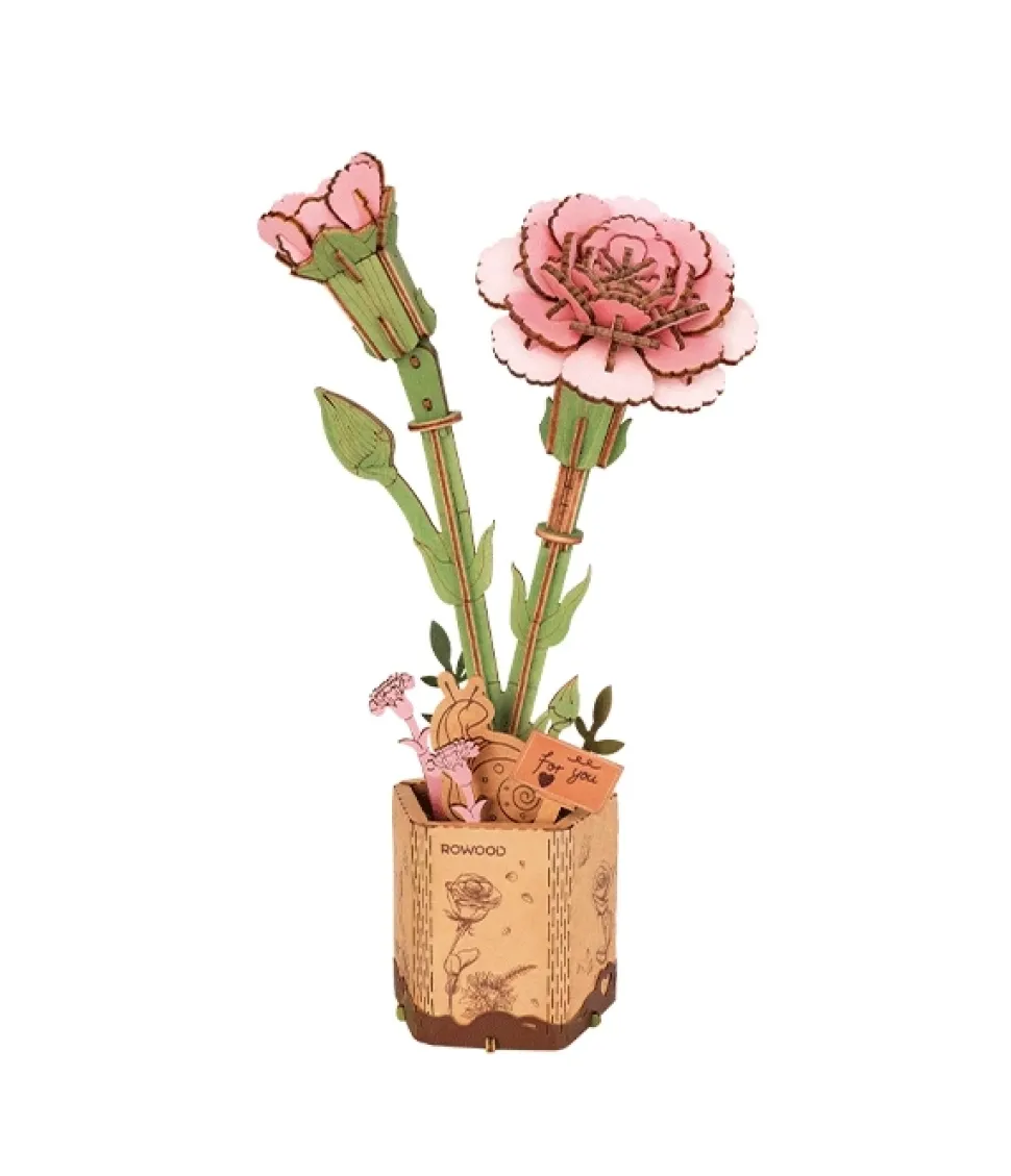 Maqueta Clavel Rosa Robotime