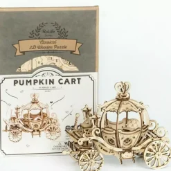 Maqueta coche calabaza de madera Classical 3D Robotime