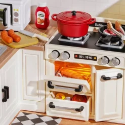 Maqueta Cocina comidas felices Robotime