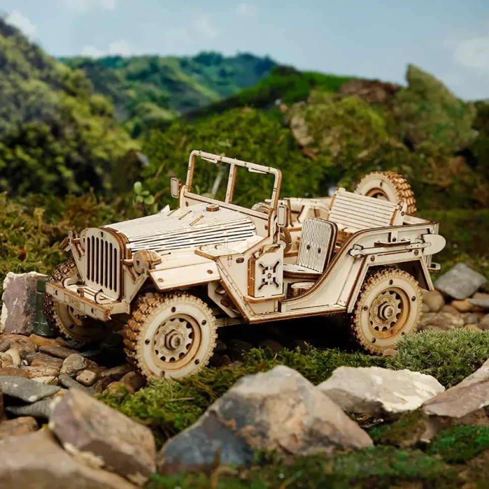 Maqueta de Army Field Car Robotime