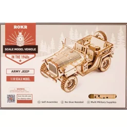 Maqueta de Army Field Car Robotime