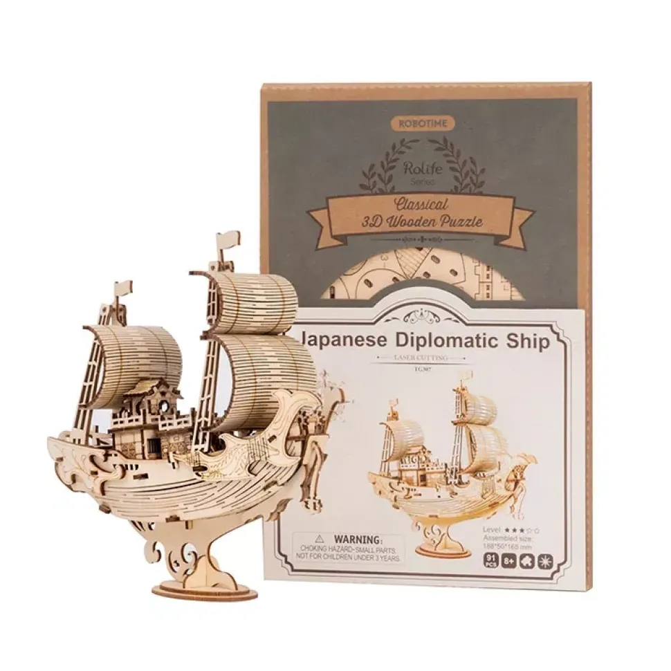 Maqueta de barco diplomático japonés Robotime