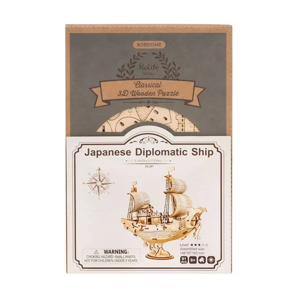 Maqueta de barco diplomático japonés Robotime