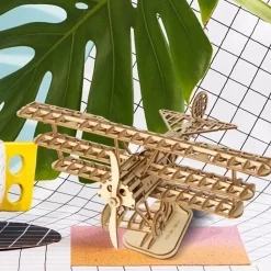 Maqueta de biplano Robotime