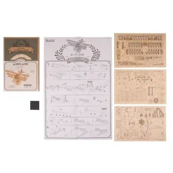 Maqueta de biplano Robotime