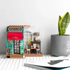 Maqueta de Cafetería de Simon Robotime