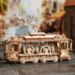 Maqueta de Madera Tranvía Clásico Robotime