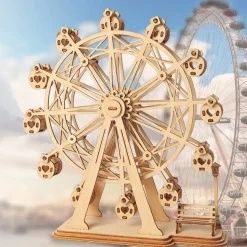 Maqueta de noria de feria Robotime