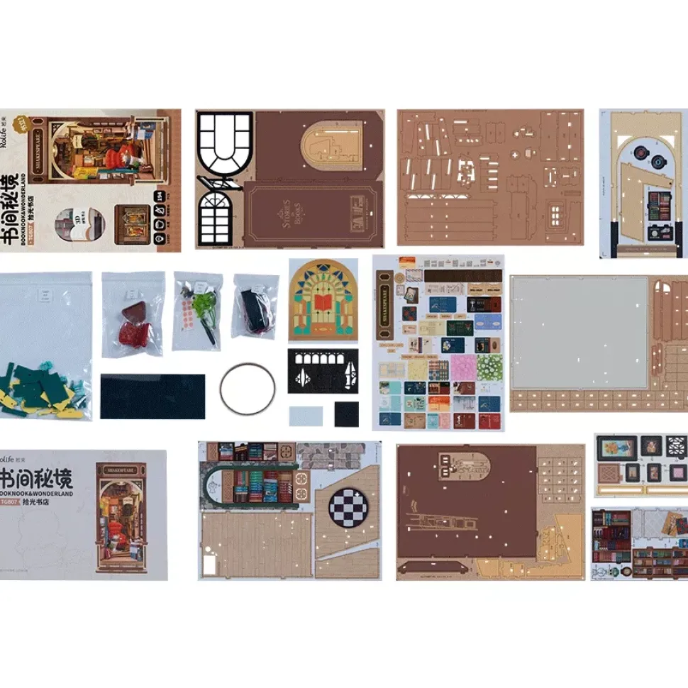 Maqueta de Tienda de libros Robotime