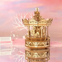 Maqueta de tiovivo romántico Robotime