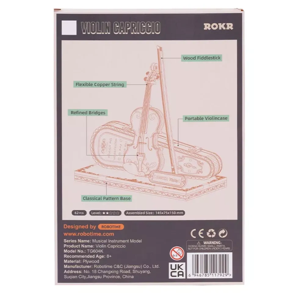 Maqueta de Violín Capriccio Robotime