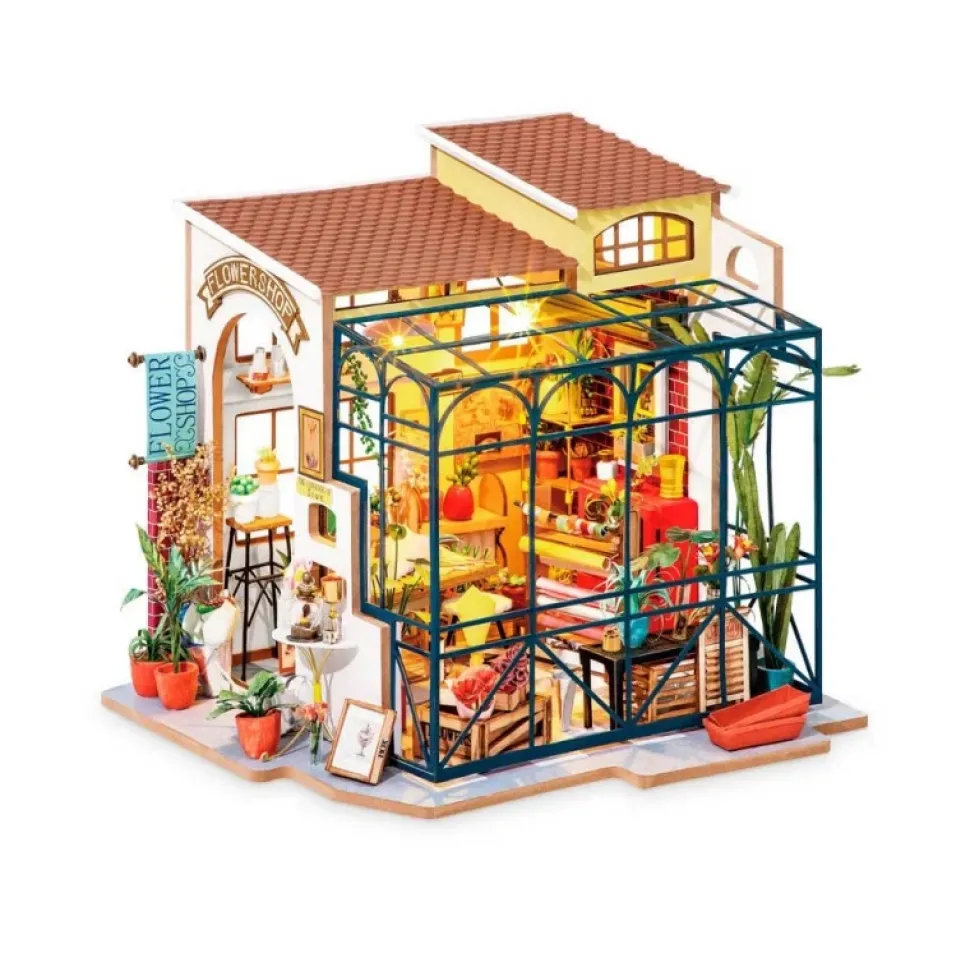 Maqueta Emily's Flower Shop Happy Corner Robotime