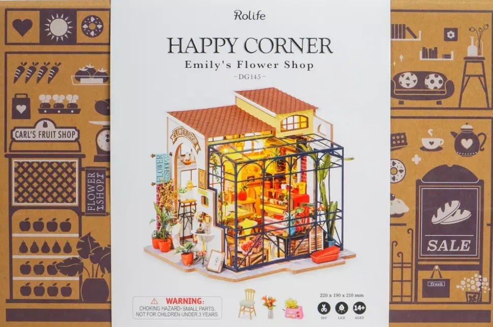 Maqueta Emily's Flower Shop Happy Corner Robotime