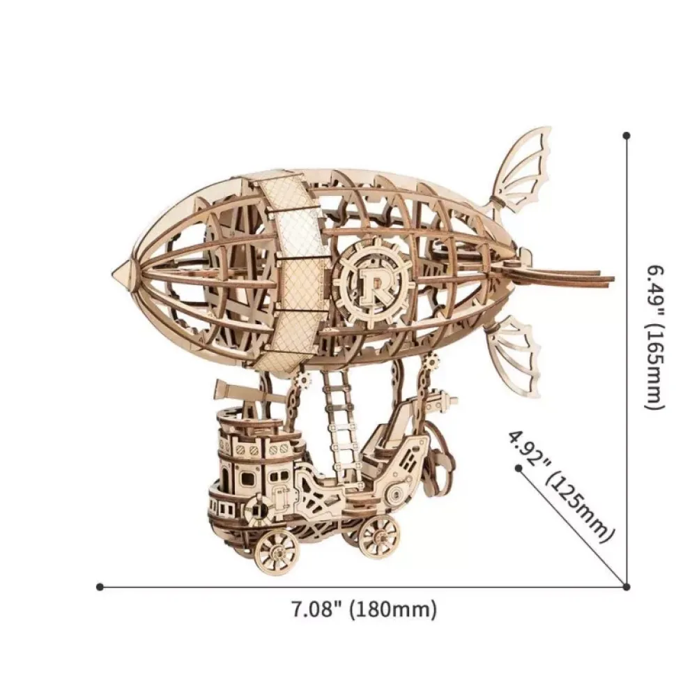 Maqueta globo dirigible de madera Classical 3D Robotime