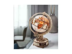 Maqueta globo terráqueo luminoso de madera Classical 3D Robotime