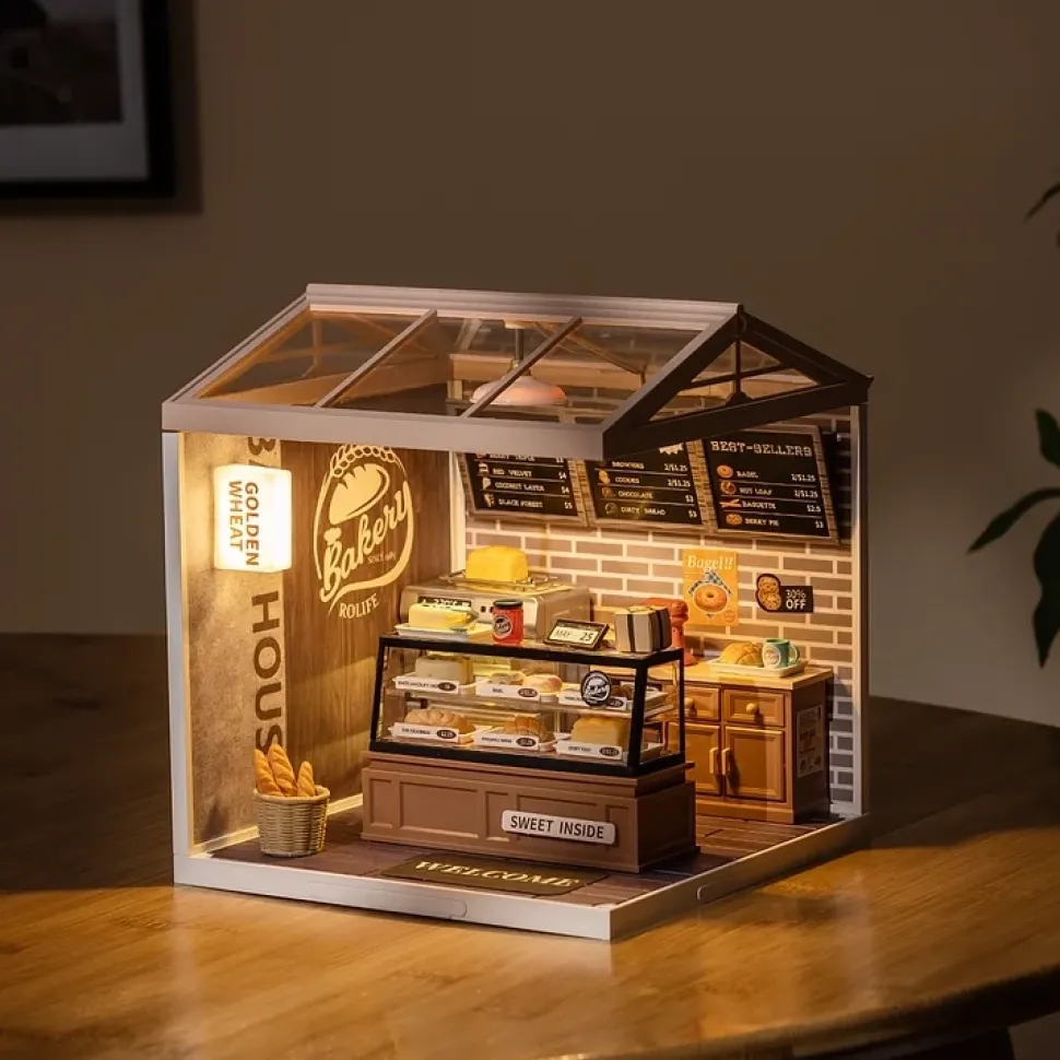 Maqueta Golden Wheat Bakery Robotime