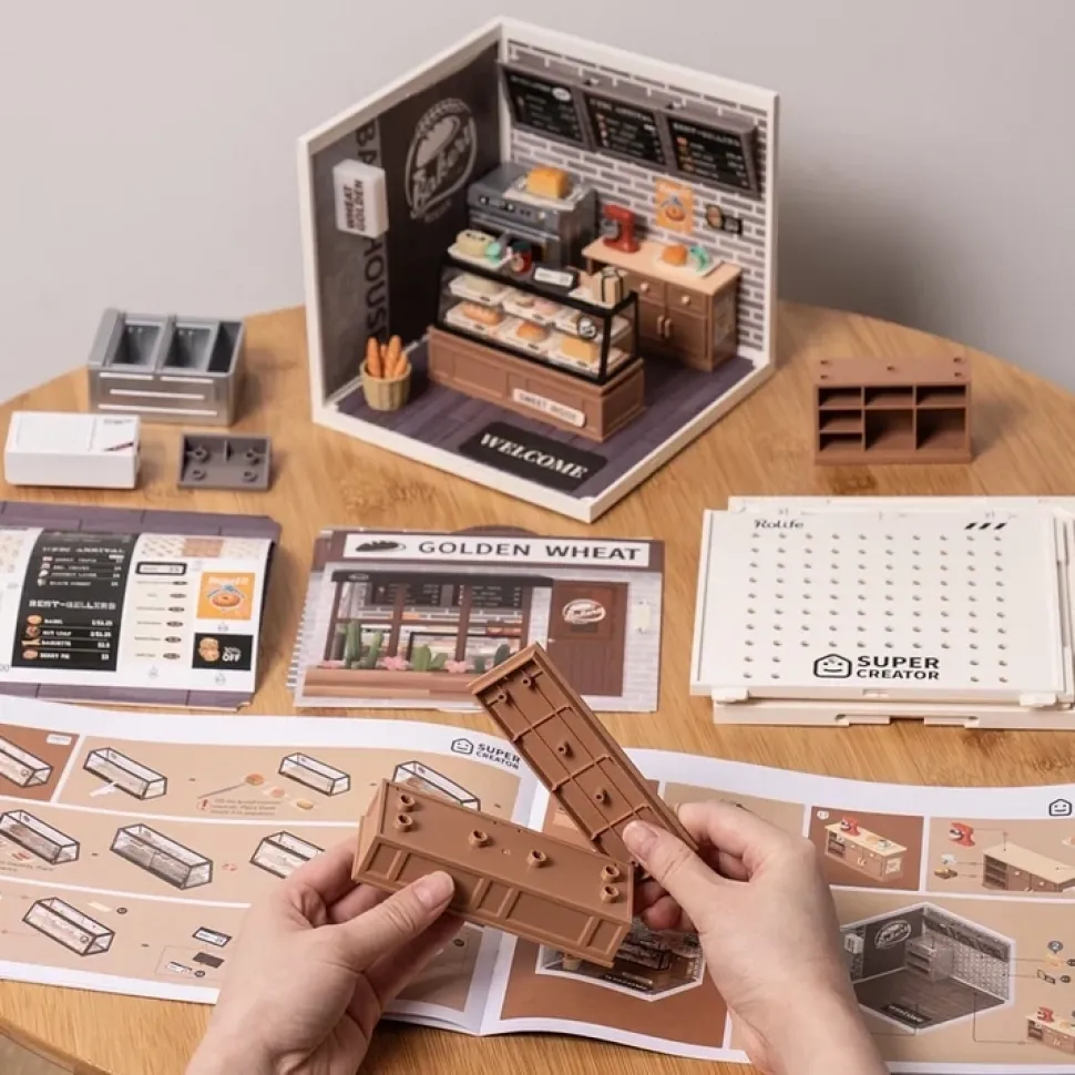 Maqueta Golden Wheat Bakery Robotime