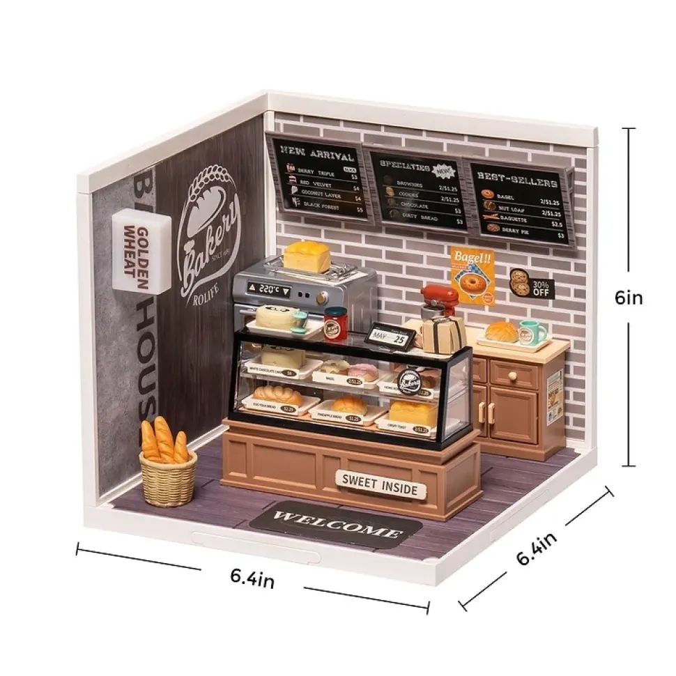 Maqueta Golden Wheat Bakery Robotime