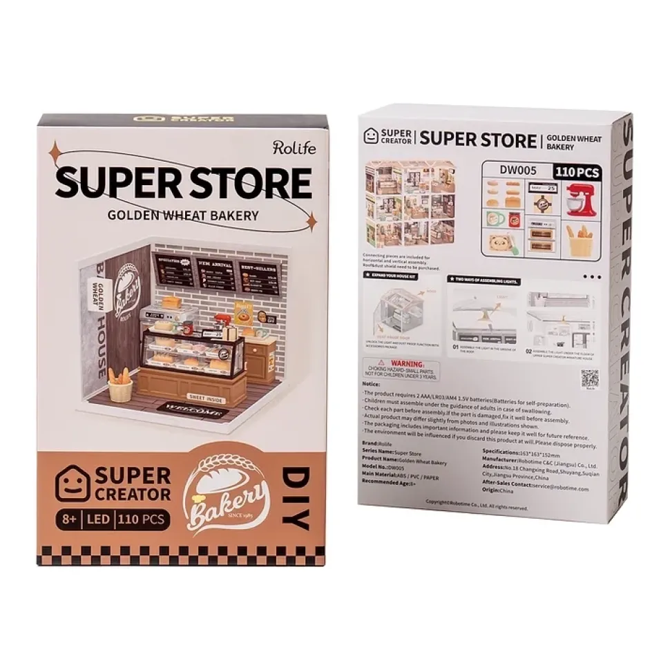 Maqueta Golden Wheat Bakery Robotime