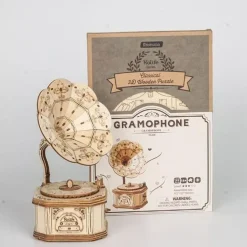 Maqueta Gramófono de madera Classical 3D Robotime