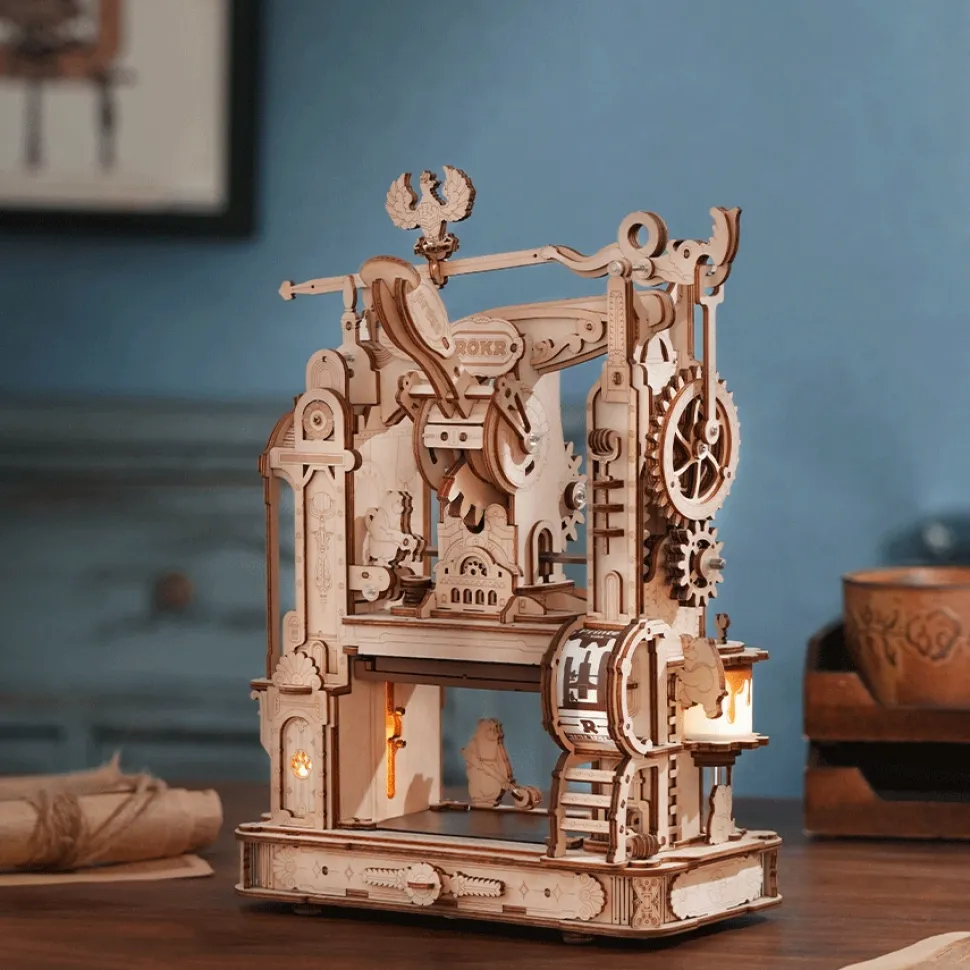 Maqueta Imprenta clásica Robotime