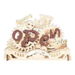 Maqueta letrero abierto cerrado Robotime