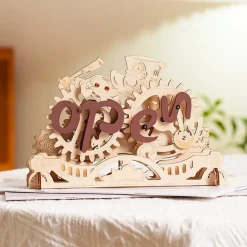 Maqueta letrero abierto cerrado Robotime