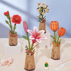 Maqueta Lirio Rosa Robotime