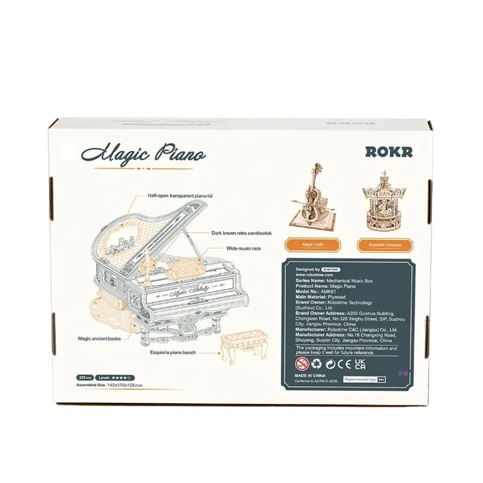 Maqueta Magic Piano Robotime