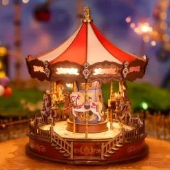 Maqueta musical Carrusel clásico 3D Robotime
