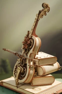 Maqueta musical magic cello de madera Classical 3D Robotime