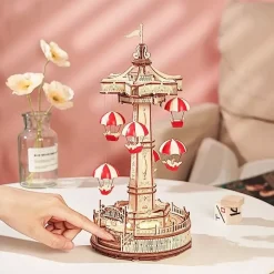 Maqueta musical Parachute de madera Classical 3D Robotime