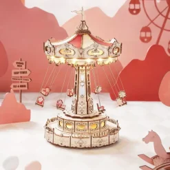 Maqueta musical Swing ride de madera Classical 3D Robotime