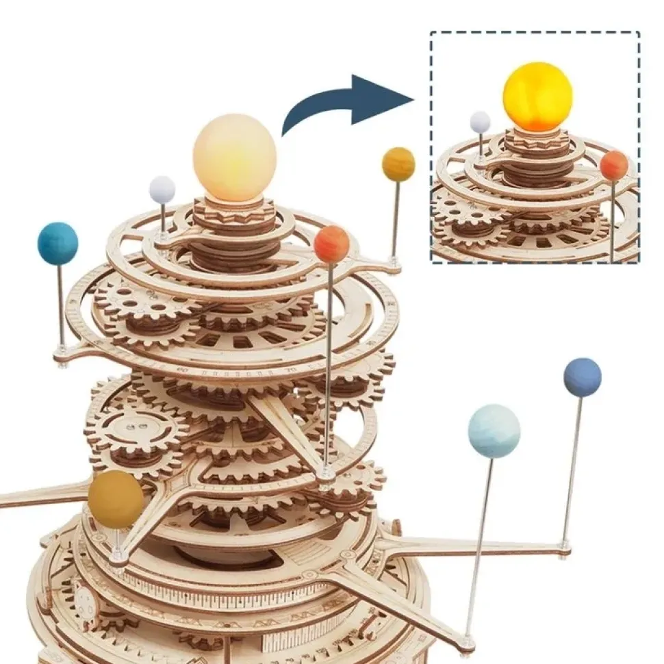 Maqueta Orrery mecánico Robotime