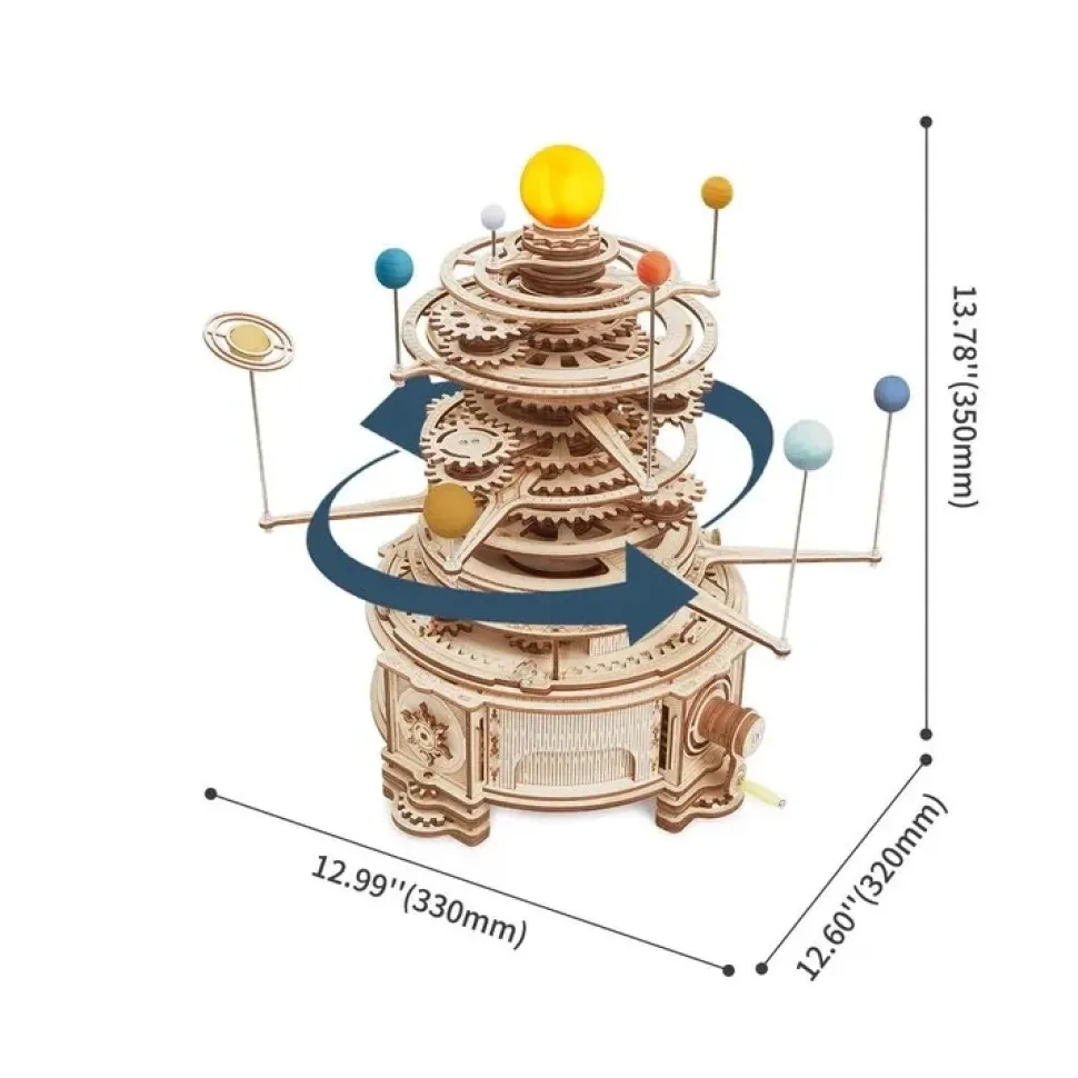 Maqueta Orrery mecánico Robotime
