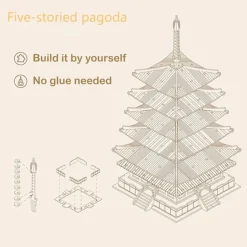 Maqueta Pagoda Cinco Pisos Robotime