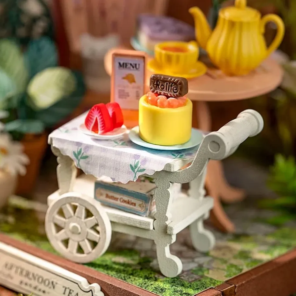 Maqueta Patio de té elegante Robotime